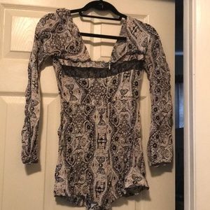 Romper size small from pacsun